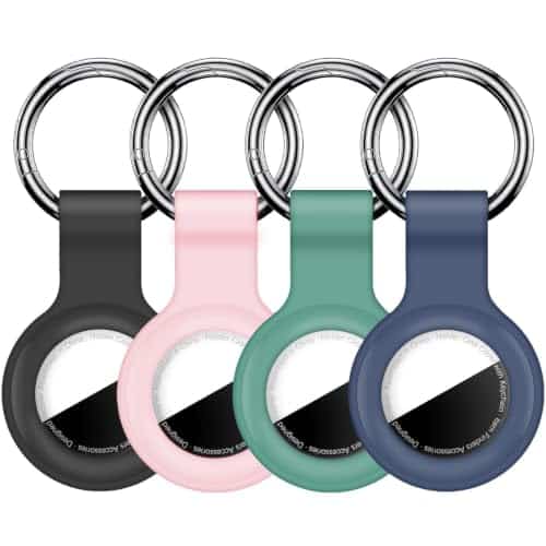 Linsaner Silicone Holder for AirTag 2nd & 1st Gen, Multicolor