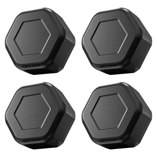 Tagginnc Magnetic Case for Air Tag – Ultra Strong Magnet & Discreet Hexagonal Nut Design with Non-Slip Base, Waterproof & Shatterproof, Compatible with Apple Air Tag Gen 1st&2nd