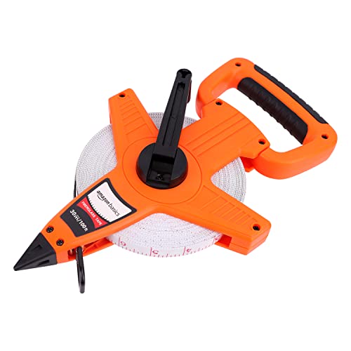 Amazon Basics Open Reel Fiberglass Measuring Tape