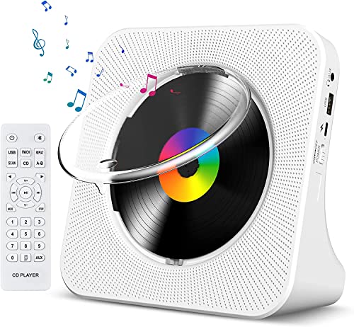 Gueray CD Player Portable Bluetooth Desktop CD Players for Home