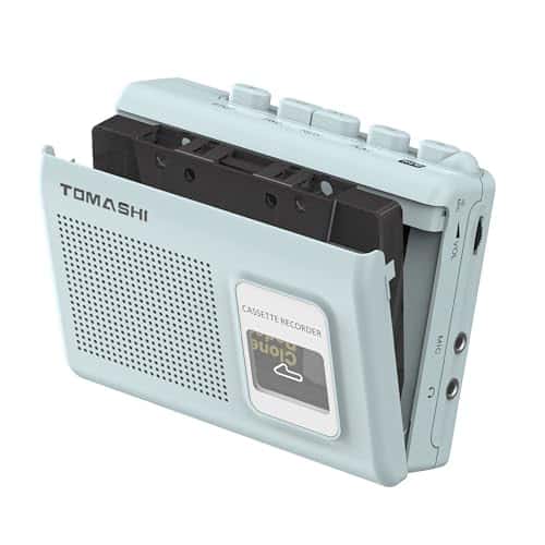 Portable Cassette Player Tape Recorder with Built-in Speaker