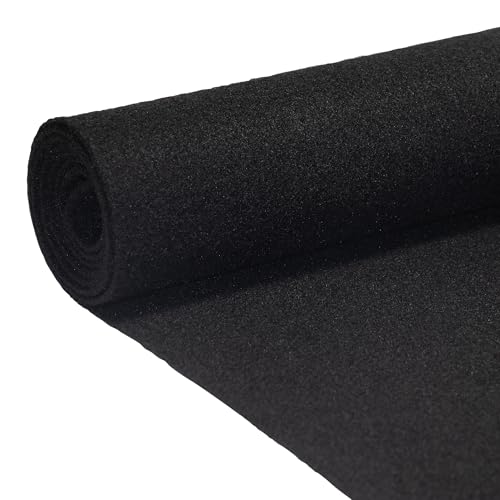 Bbox Black Carpet Non-Woven Fabric | Length: 72 inch (6 ft.), Width: 72 inch (6 ft.) | for Speaker Sub Box Carpet Home, Auto, RV, Boat, Marine, Truck & Car Trunk Liner