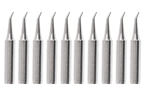 Saipe 10pcs Soldering Iron Tips, 900M-T Solder Welding Replacement Tip Kit