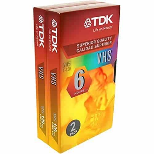 TDK 2-Pack VHS Tapes