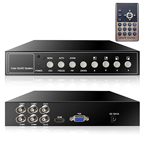 4-Channel 1080P HD Quad Video Processor