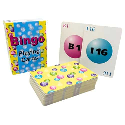 MR CHIPS Bingo Cards - Deck of 75 Colorful and Reusable