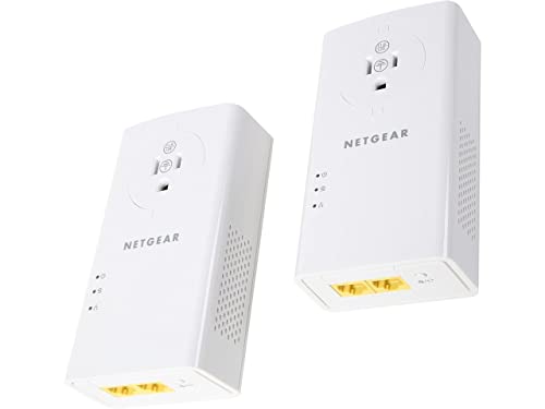 NETGEAR Powerline Adapter Kit, 2000 Mbps Wall-Plug