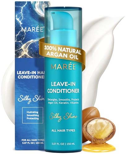 MAREE Leave-In Conditioner Hair Gloss for Dry Damaged Hair, Leave-In Conditioner for Curly Hair, Color Treated