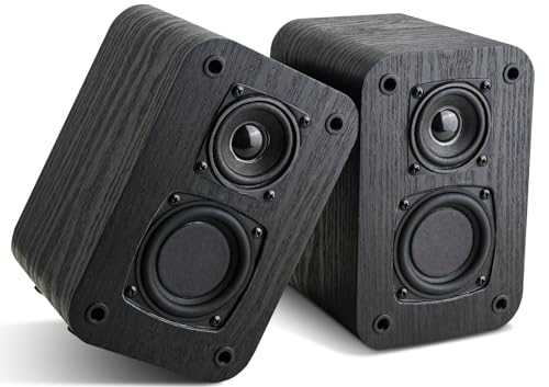 RIOWOIS Passive Bookshelf Speakers