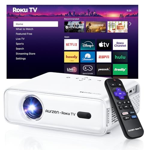 Aurzen Roku TV D1R Projector