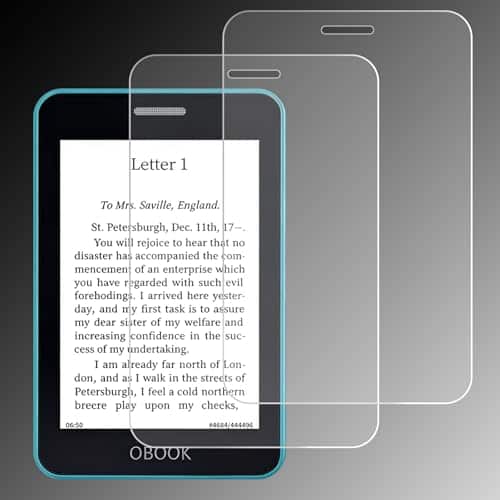 LaoShuSheng Anti-Glare Screen Protector for OBOOK5 eReader 4.26