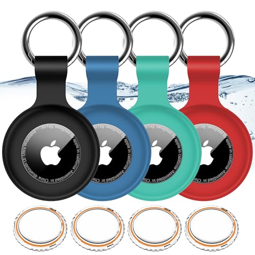 1|2|4Pack for Apple AirTag Holder with Keychain