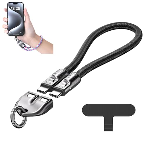 Growalleter C to C 240W Charging Cable with Wearable Bracelet Design