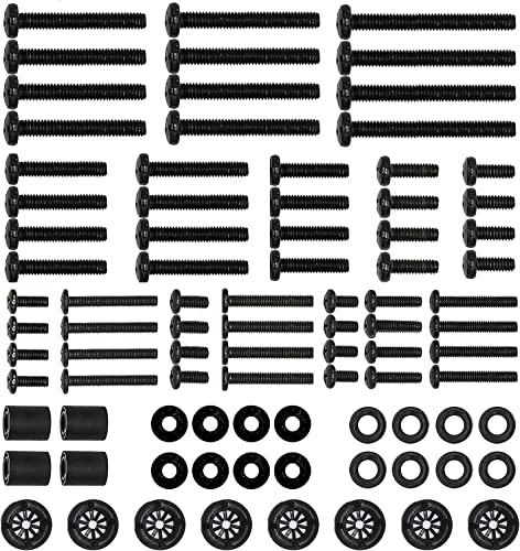 Suptek Universal TV Installation Hardware Kit Includes M4 M5 M6 M8 TV Sets Screws and Spacers for Most TVs Up to 80
