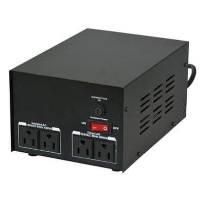 Jameco Valuepro GRP-1200 Transformer, Isolation, Benchtop, 120 VAC, 4A, 60Hz, 450VA, 8.86