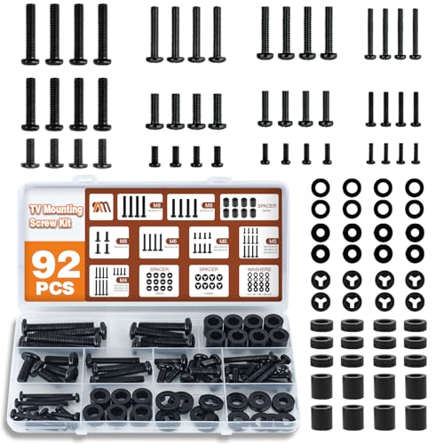 92PCS TV Mounting Hardware Screw Kit