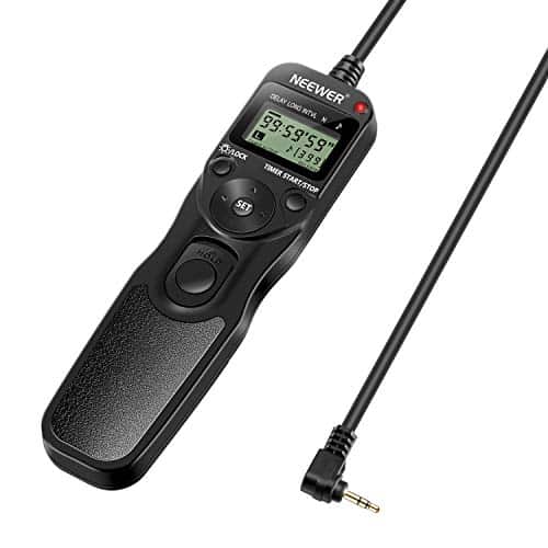 Neewer LCD Timer Shutter Release Remote Control for Canon and Pentax