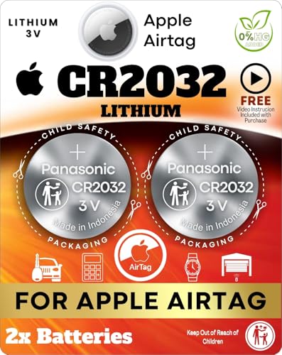 Apple AirTag Battery - 2-Pack CR2032