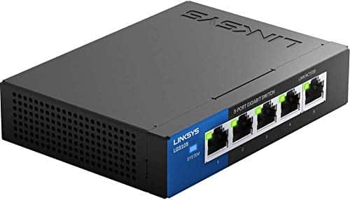 Linksys LGS105 5-Port Business Desktop Gigabit Ethernet Unmanaged Switch