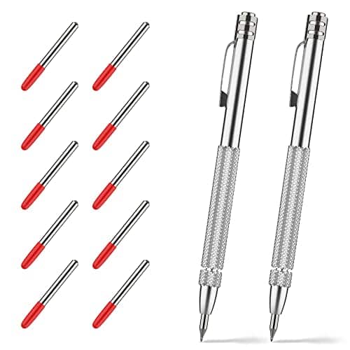 Glieskir 2-Pack Tungsten Carbide Scriber Set with Magnet and 10 Tips