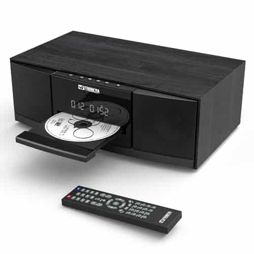 Bluetooth CD Player for Home Stereo System with FM Radio, Remote Control