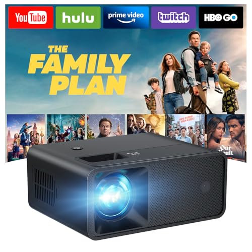 CiBest Mini Projector, Upgraded Full HD 1080P