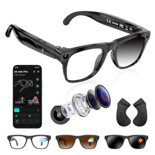 BYBOWLIM AI Smart Glasses with 4K Video Recording