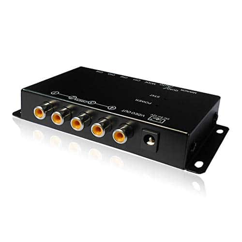 SaiDian 1Pcs Video Quad Splitter 4-Way Mini Processor Multiplexer Switcher for CCTV Security Camera