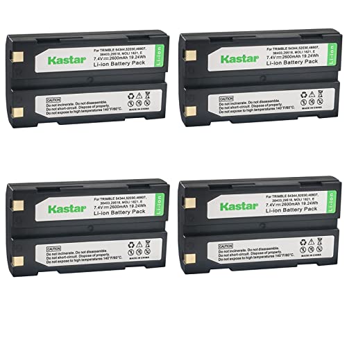 Kastar D-Li1 Battery 4-Pack
