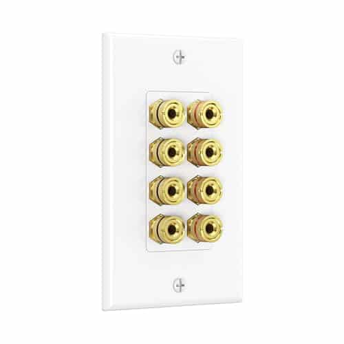 Cable Matters Speaker Wire Wall Plate