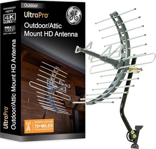 GE Outdoor HD Digital TV Antenna