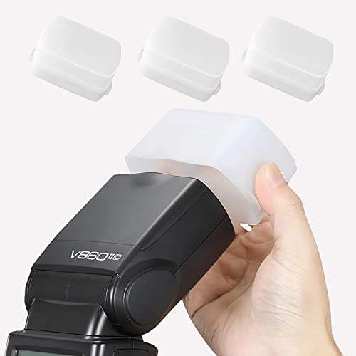 Flash Diffuser Light Softbox [3-Pack] for Speedlight Photography Accessories, Compatible with Godox V850 V860 TT600 TT685