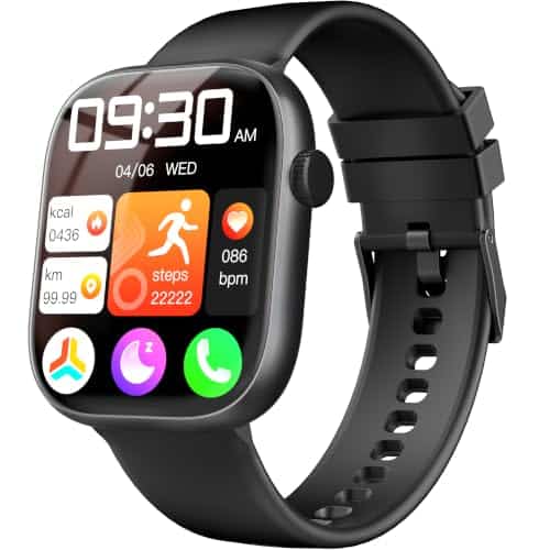 KIPTUMTEK Smart Watch for Women Men, Fitness and Sleep Trackers with 1.83