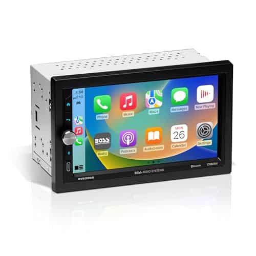 BOSS Audio Systems BV9358B CarPlay Android Car Stereo, 7 Inch Touchscreen