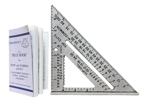SWANSON Tool Co S0101 7 Inch Speed Square, Blue