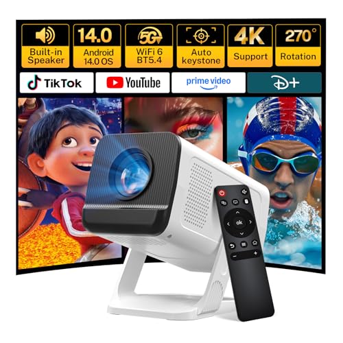 Built-in Apps 1080P Mini Projector