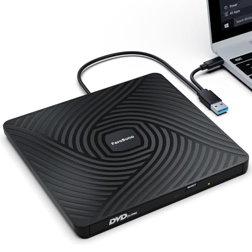 PeroBuno External CD DVD Drive