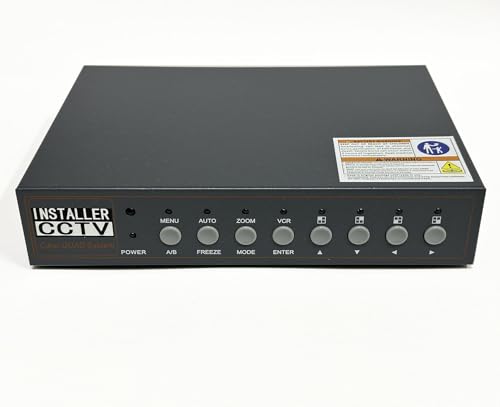 InstallerCCTV Video Quad Color 4CH Multiplexer