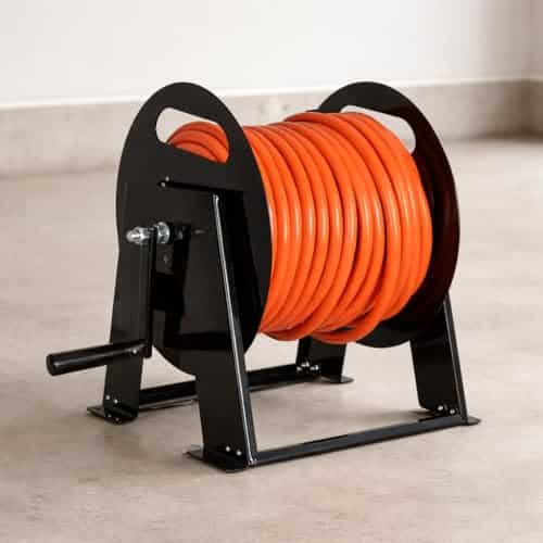 Iron Forge Cable RV Power Cord Reel, Holds 50 Ft - 50 Amp