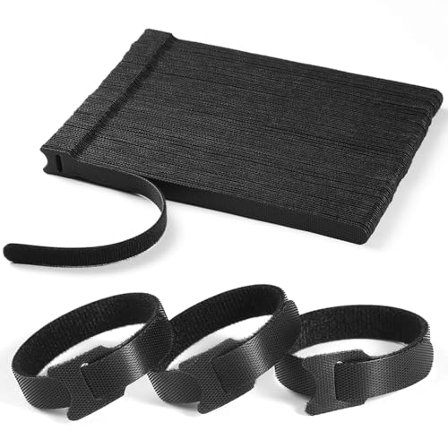 100 PCS 8 Inches Reusable Cable Ties