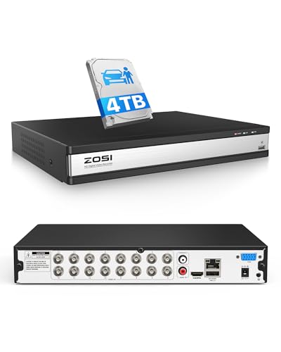 ZOSI H.265+ 16 Channel CCTV DVR Recorder