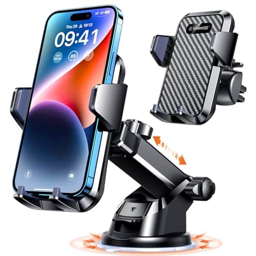 VANMASS Strongest Suction Car Phone Mount