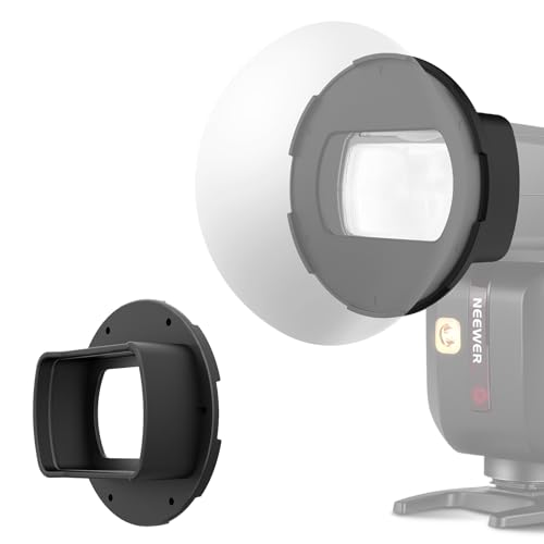 NEEWER Square Flash Magnetic Adapter Ring, Silicone Magnetic Mount Holder Light Diffuser Attachment Compatible with Godox V850III/860II NEEWER NW620 NW700 NW760 Z880 Z760 Square Head Flash, CRS14