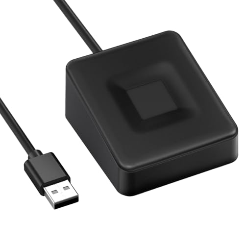 TEC ESS Enhanced Sign in Security USB Fingerprint Biometric Passkey Scanner