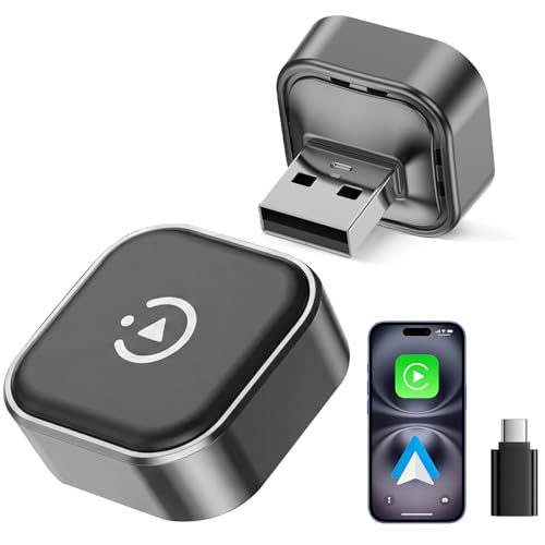Spedal 2026 2-in-1 Wireless CarPlay & Android Auto Adapter