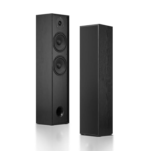 Elimavi Floor Standing Tower Speakers Pair, Dual 6.5