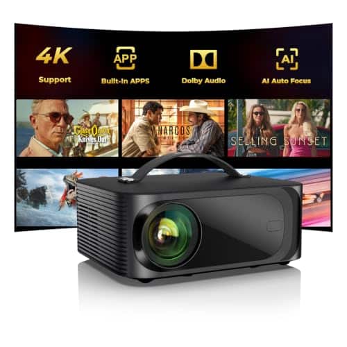 ONOAYO Outdoor Projector 4K with AI Auto Focus