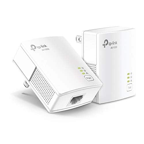 TP-Link AV1000 Powerline Ethernet Adapter Kit - Gigabit Port, Nano Size