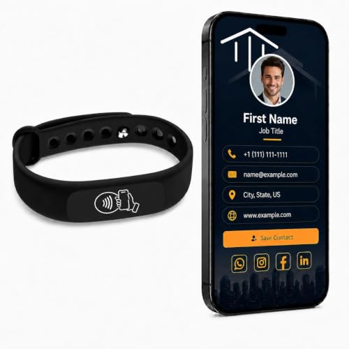 NFC Smart Business Card Wristband