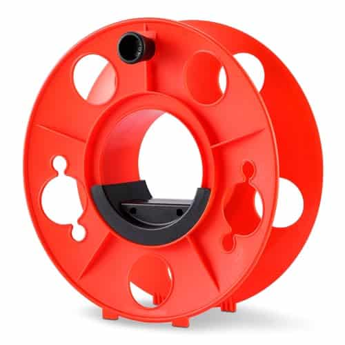 Amazon Basics Extension Cord Reel, 150-foot Capacity for 16/3 SJT Cord